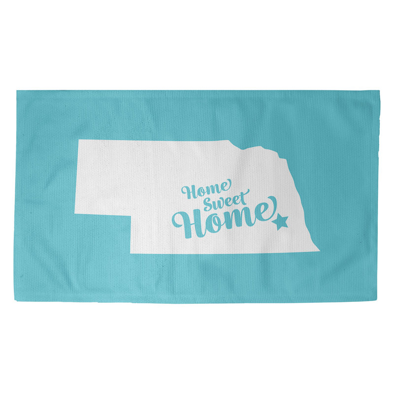 Tapis lincoln blue area home, Rectangle 5 pi x 7 pi