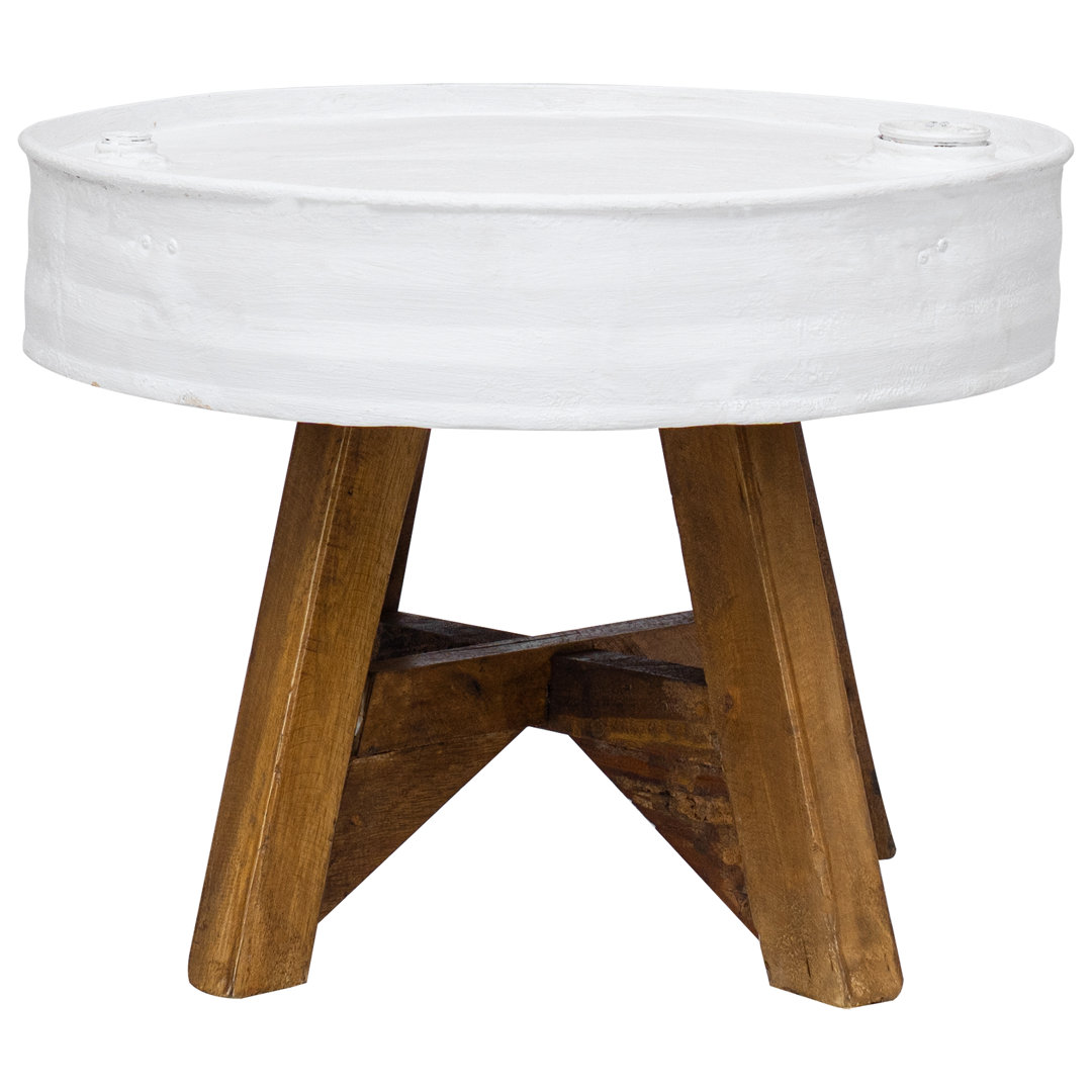 Coffee Table Mixed Recycled Wood 60x45 cm