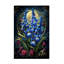 Art sur toile, bleu, lune, iris-104292488