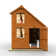 Tigercub Tiger Sheds 193.4cm W x 247.4cm D Outdoor Solid Wood Playhouse