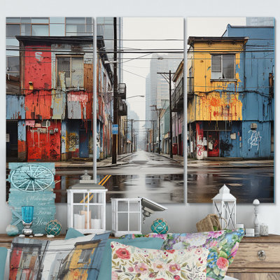 " Toronto Urban Graffiti IV " 3 - Pieces