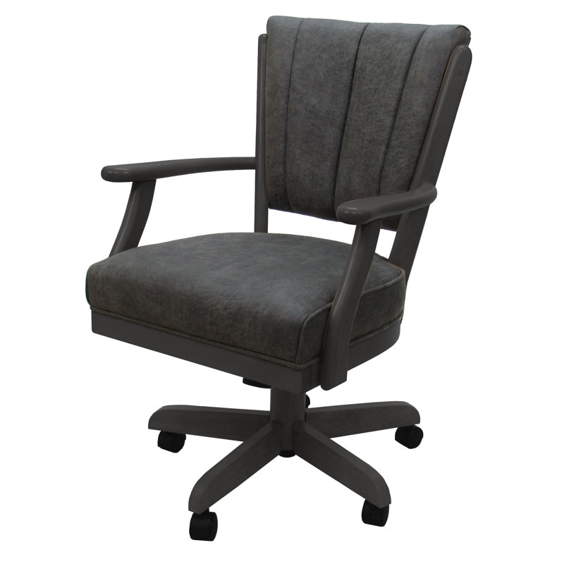 Fauteuil de roulette pivotant Classic, Wapiti du Nord-Ouest, Gris foncé, Gris foncé