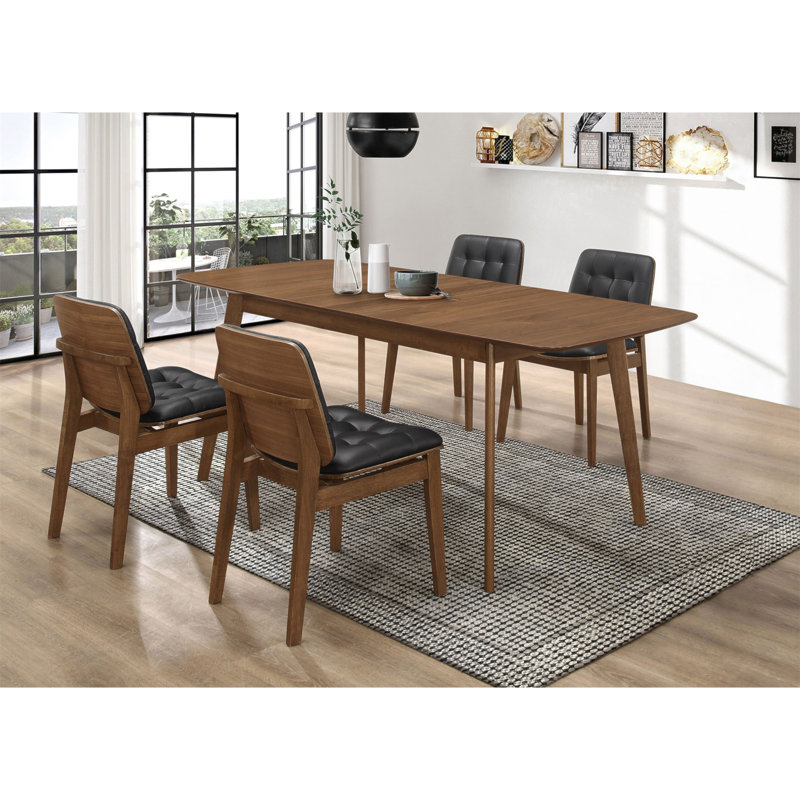 Ensemble de salle à manger 5 pièces Draper, 5 pièces: table, 4 chaises