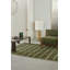 Wool Geometric Area Rug in Green-266787353
