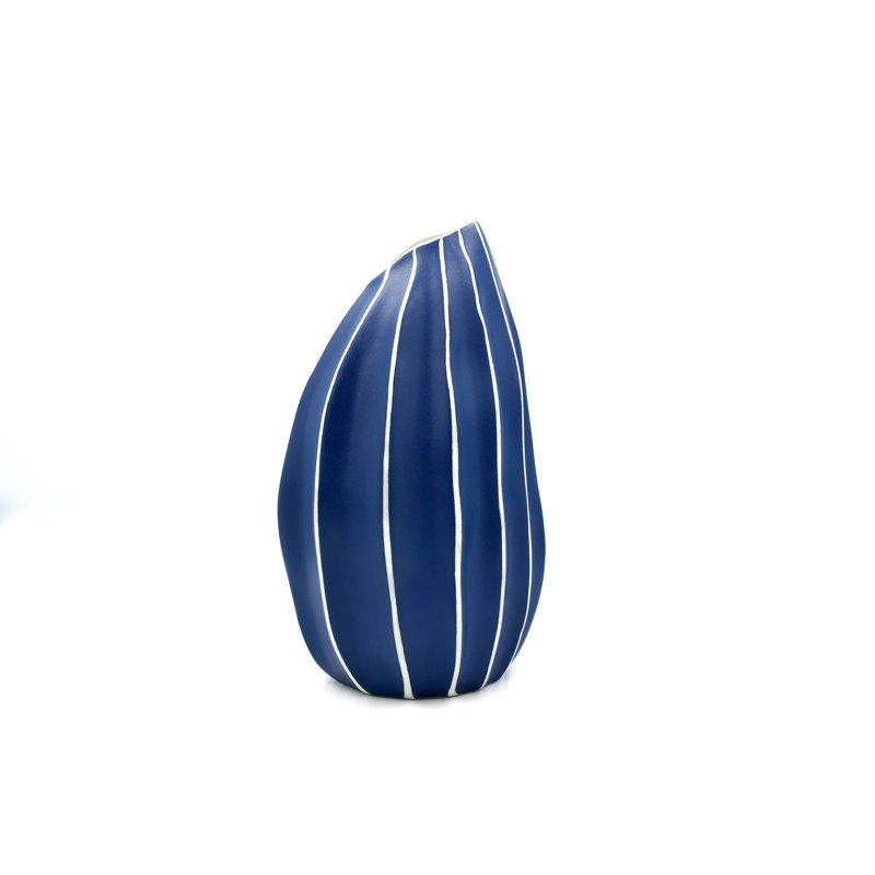 Avery-Parker Handmade Table Vase, Blue