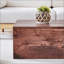 Table basse en bois aggloméré noyer