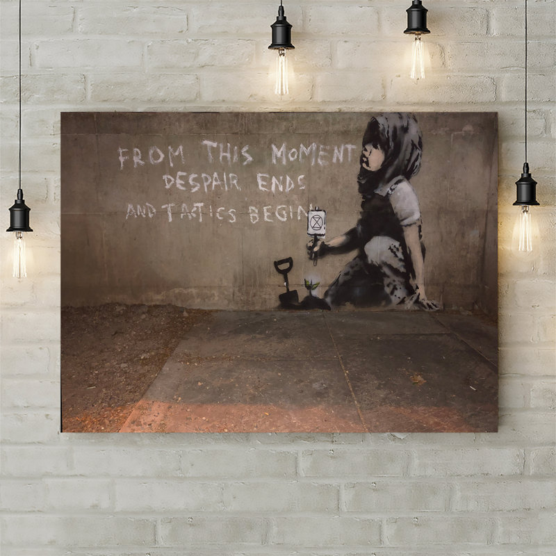 Extinction Rebellion - Wrapped Canvas Print, 61cm H x 81.3cm W x 3.8cm D