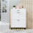 Shoe Storage Cabinet For Entryway, Free Standing Shoe Organizer With 2 Flip Drawers, Hidden Shoe Rack Storage Organizer For Doorway Hallway Closet, White-183338635