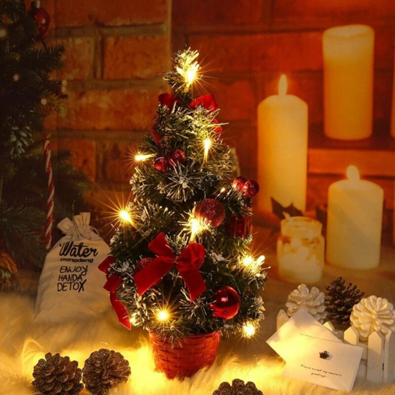 1.31' H Lighted Artificial Christmas Tree