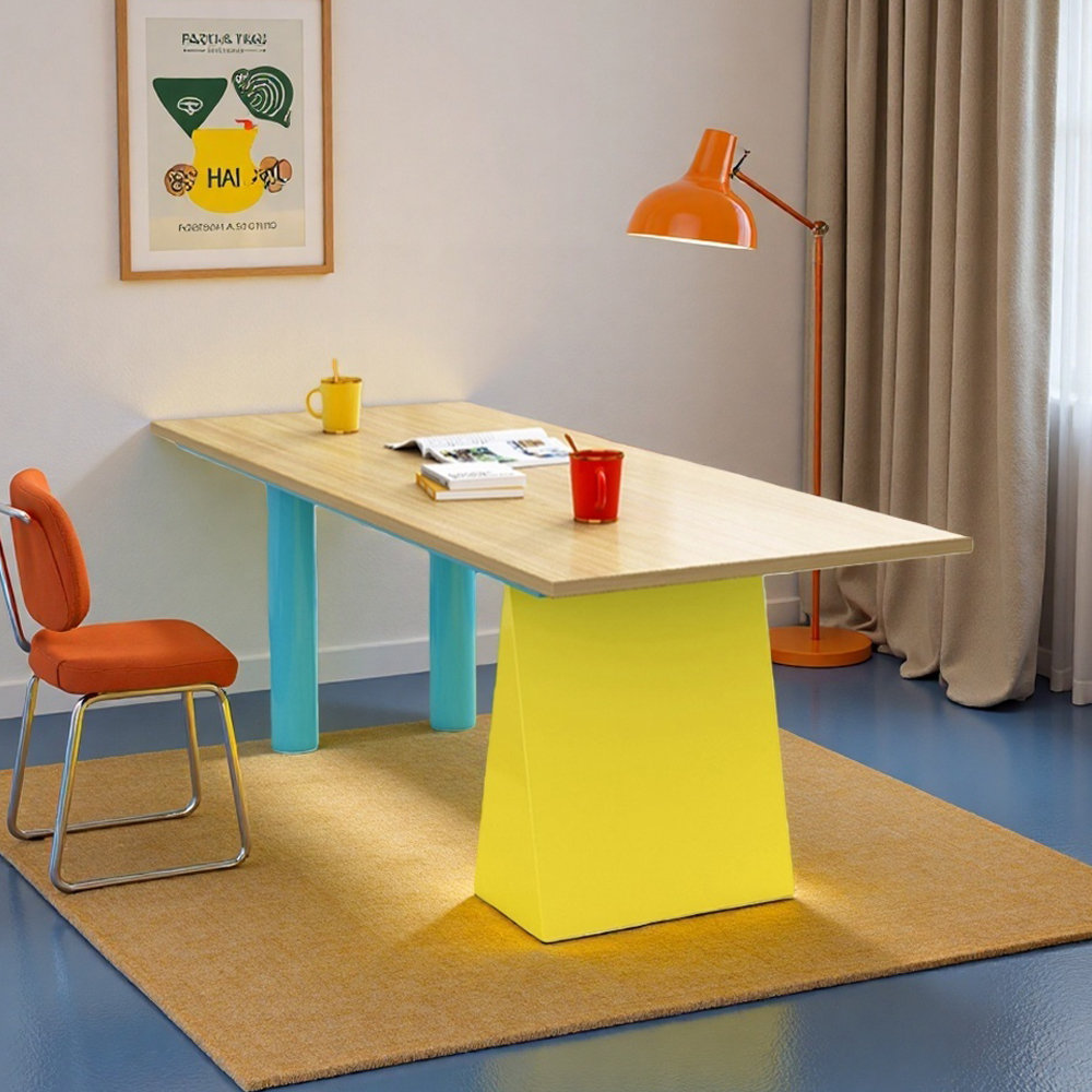 Latitude Run® Bright And Colorful Creative Design Writing Desk | Wayfair
