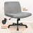 Keyri Criss Cross Desk Chair, Armless Cross Legged Office Chair With Wheels-106361803-122533106-124213125