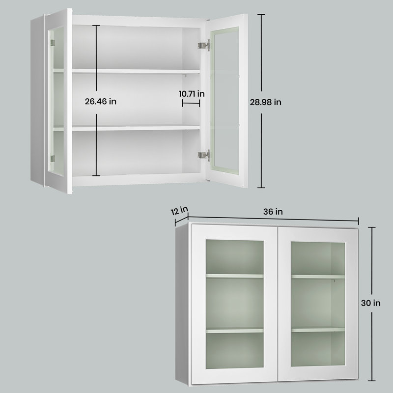 Armoire de cuisine Shaker, H 30 po x l 36 po