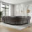 3 Piece Faux Leather Reclining Sectional with LED Lighting, Bluetooth Speaker & Charging Console-116986311
