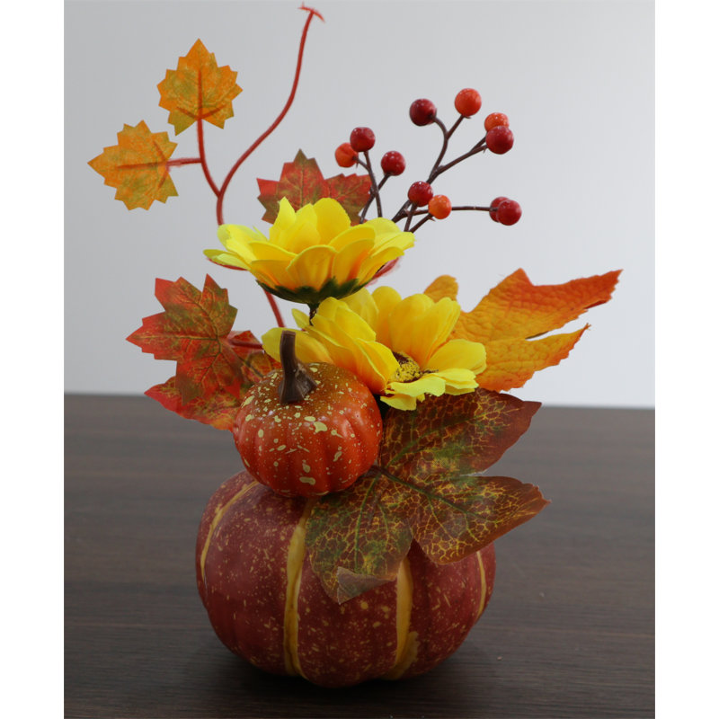 Arrangement de décorations de table Faux plantes Halloween
