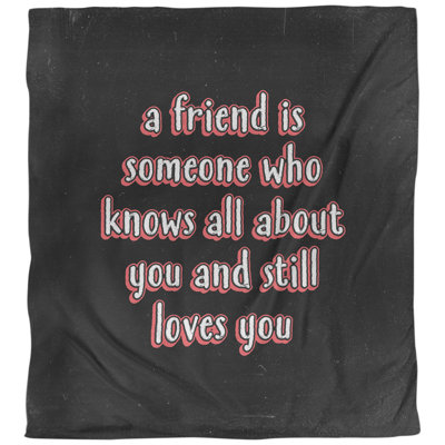 Housse de couette Love and Friendship Quote