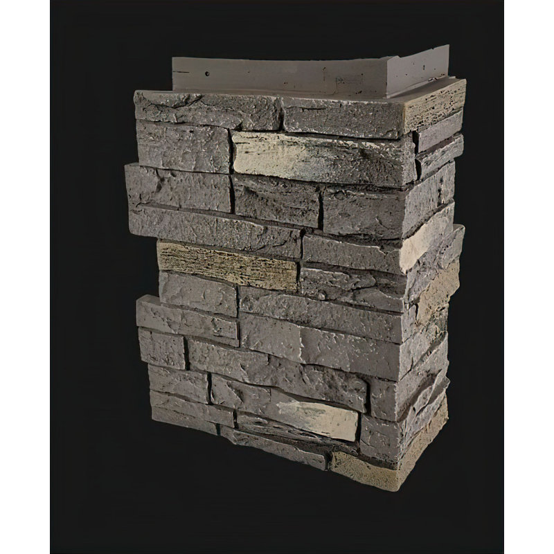 Grand coin extérieur Slatestone - 15,25 po x 11,5 po x 1,75 po, Rundle Ridge