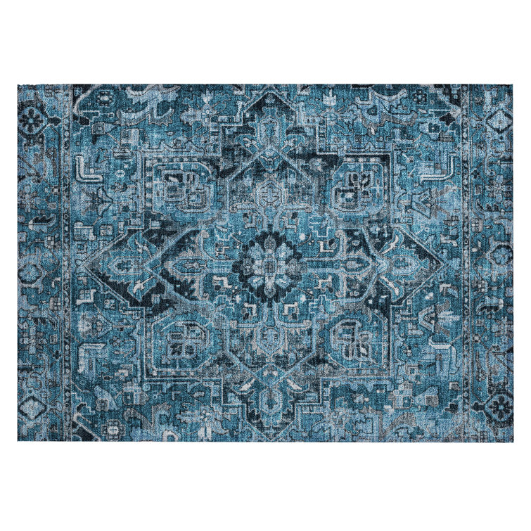 Mexia Washable Oriental Indoor / Outdoor Rug