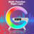 Multifunctional Bedside Sleeping Lamp Bluetooth Audio Alarm Clock Wireless Charge Night Light