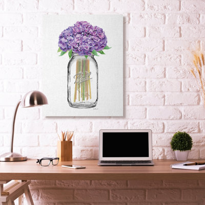 «Fashion Designer Flower Jar Mauve», impression