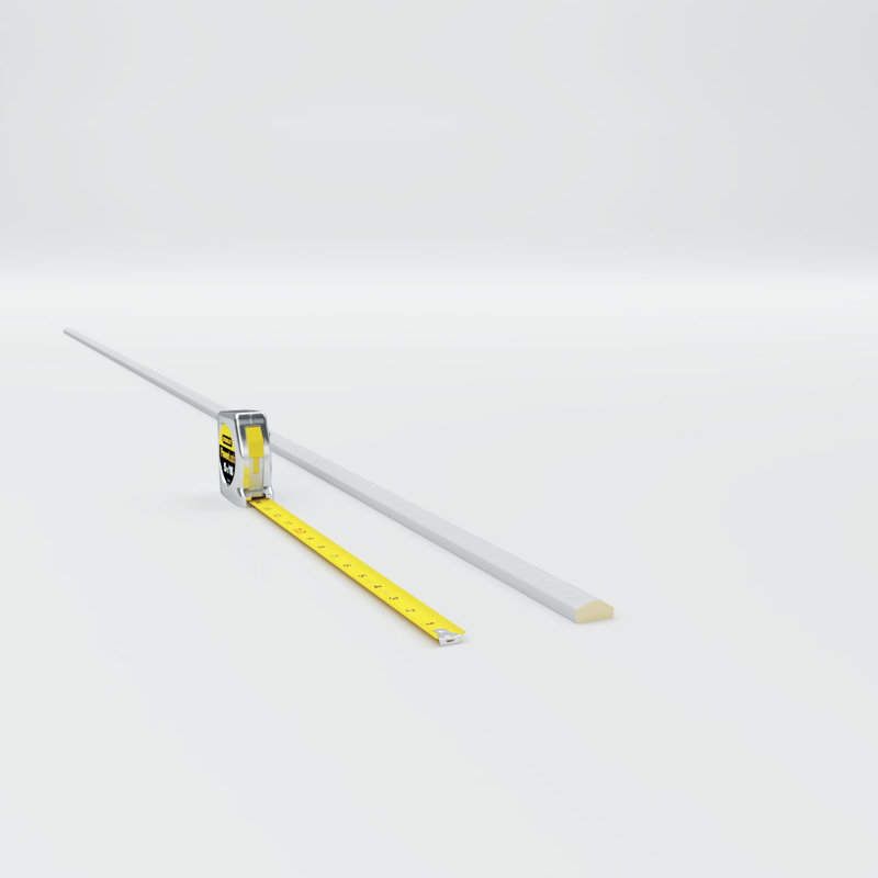 Alexandria White Urethane Rope Panel Crown Moulding, 94.5"