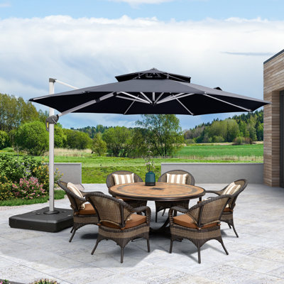 Legend 4m Cantilever Parasol With Base