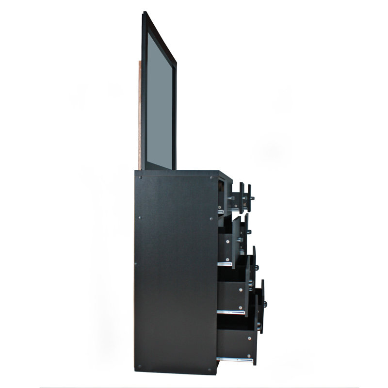 Commode double à 9 tiroirs Knecht Majestic Super Jumbo , Noir