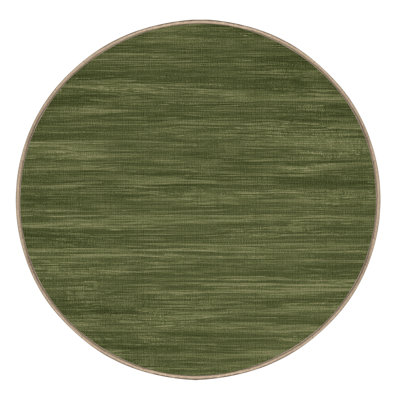 Machine Washable Solid Brown Area Rug