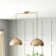 Luminaire suspendu pour îlot de cuisine 2 lumières 