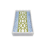 Knots And Spots White Scalloped Guest Towel Box Set