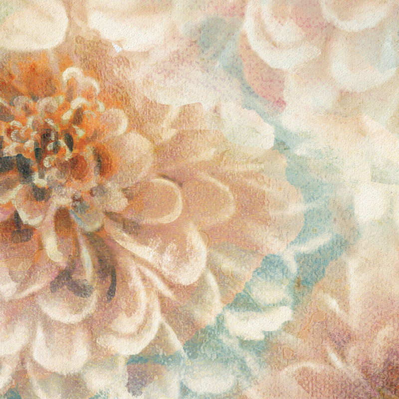 " Dahlia Dream Panel " Painting Print, 24" H x 48" W x 1.5" D