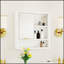 Armoire de salle de bain moderne avec miroir, fixation murale avec tablettes ouvertes, rangement imperméable, décor doré, rangement pour meuble-lavabo peu encombrant