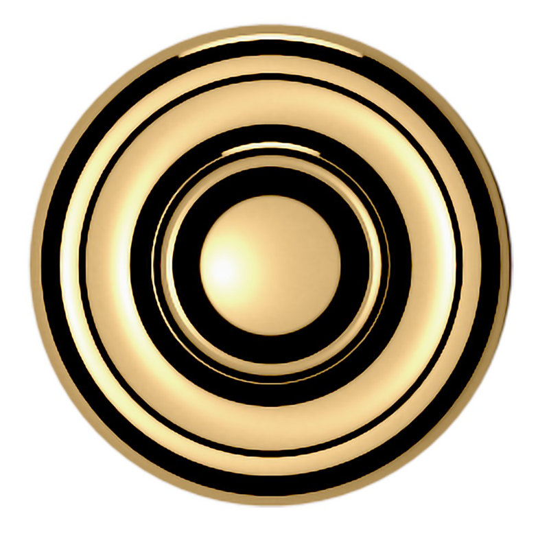 4490 Dominion Knob, Non-Lacquered Brass