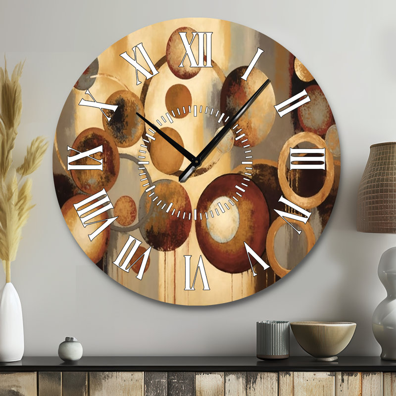 Horloge murale Aged Barrel Universes III, Grand