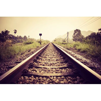 Vintage Railroad par Chaiyon021 - Photographie sur toile tendue