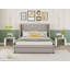 Grand lit plateforme avec rangement Bucher
