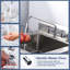 2-Handle Wall Mounted Commercial Standard Kitchen Faucet With Swivel Spout In Polished Chrome