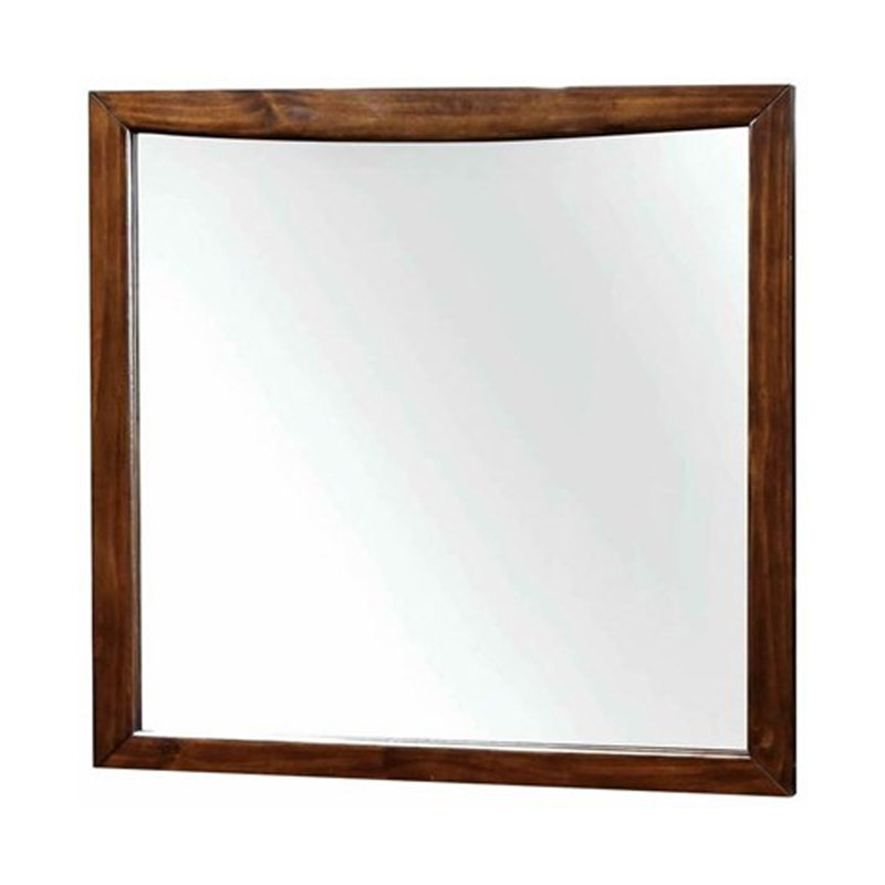 Miroir de commode Weimar, 43 po x 39,5 po, Brun