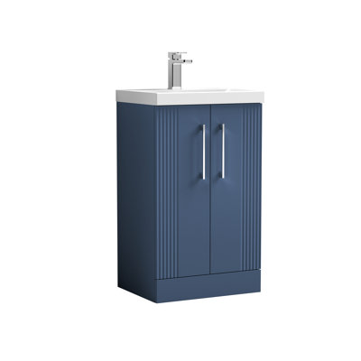 Deco 510mm Single Bathroom Vanity with Integrated Vitreous China Basin