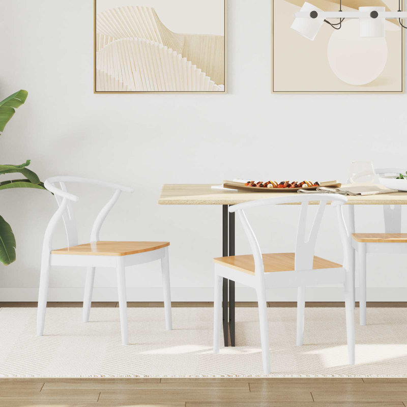 Taylee Solid Wood Accent, White/Natural