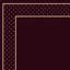Tapis à bordure grenat Alminus Design Center Legacy-393441004