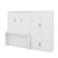 Grand lit escamotable mural avec placard-254404569