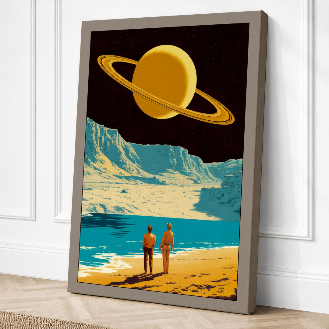 Alien World Wonder Fantasy & Sci-Fi - Wrapped Canvas