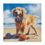 Golden Retriever, art mural sur toile