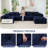 Boneless U Shaped Modular Sectional Sofa Couch-823979321-823979316