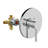 Design House Middleton II Transitional Single-Handle Shower Trim with Escutcheon for Bathroom-53566585