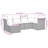 Vidaxl Garden Sofa Set Grey, Dark Grey