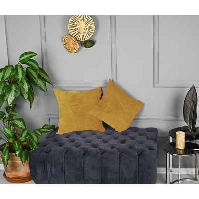 Matte Velvet Cushion Cover - 1 Pc