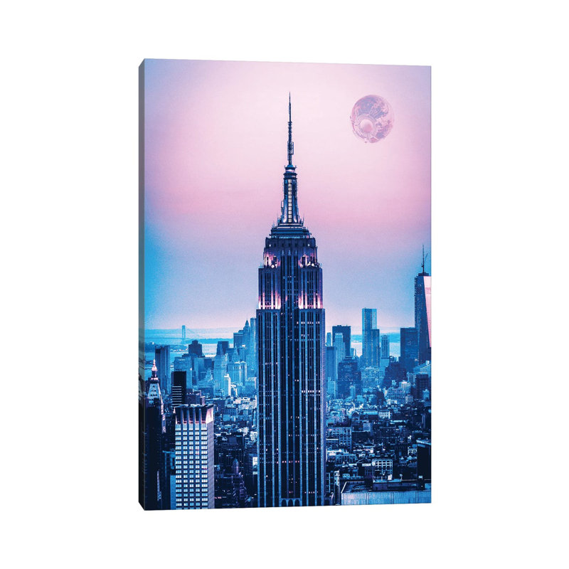 London 2077 by Gab Fernando - Wrapped Canvas Gallery-Wrapped Canvas Giclée, 66.04 cm H x 45.72 cm W x 1.91 cm D