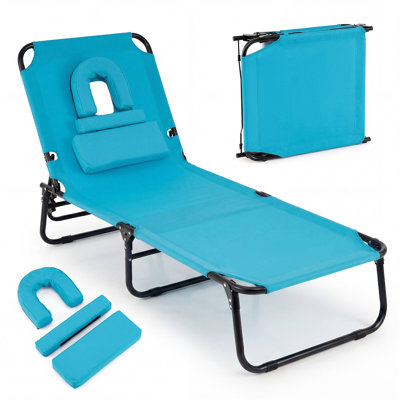 Longin Outdoor Metal Chaise Lounge