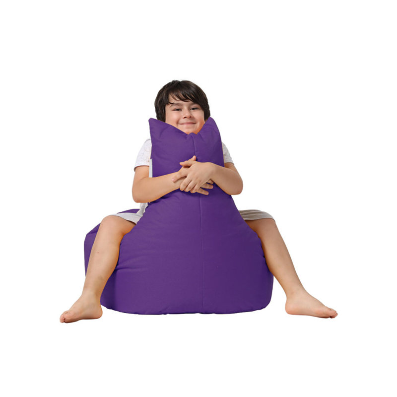 Fauteuil à billes et chaise longue standard pour l'extérieur, 100 % polyester mauve